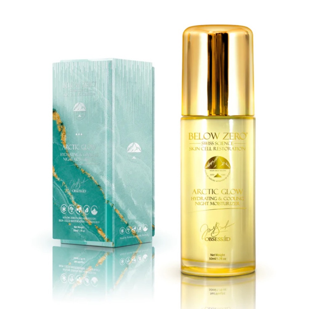 Below Zero Arctic Glow Hydrating & Cooling‎ Night Moisturizer 💎 Luxury Skincare